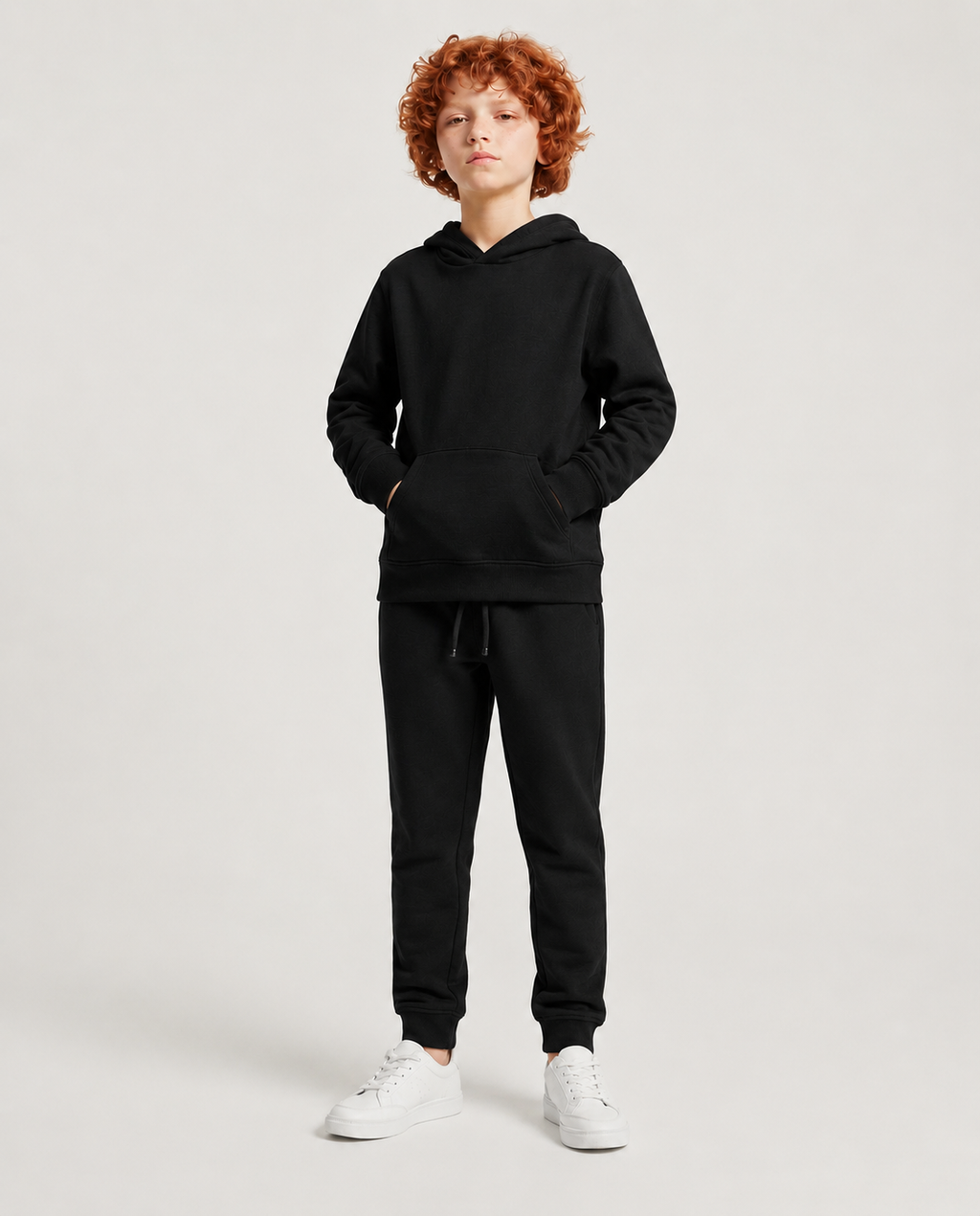 Conjunto Infantil de Moletom com Capuz