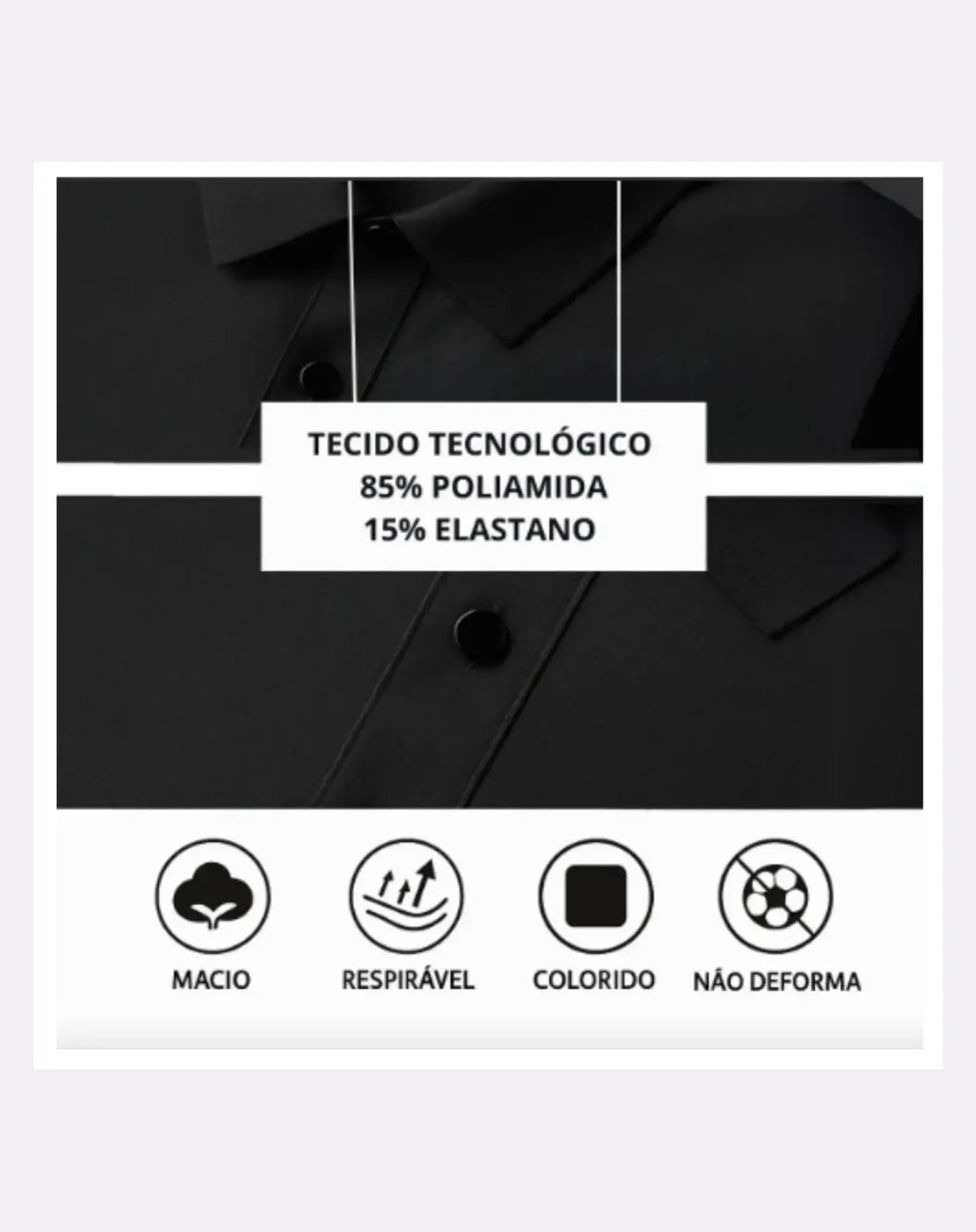 Camisa Polo Masculina Premium Spandex
