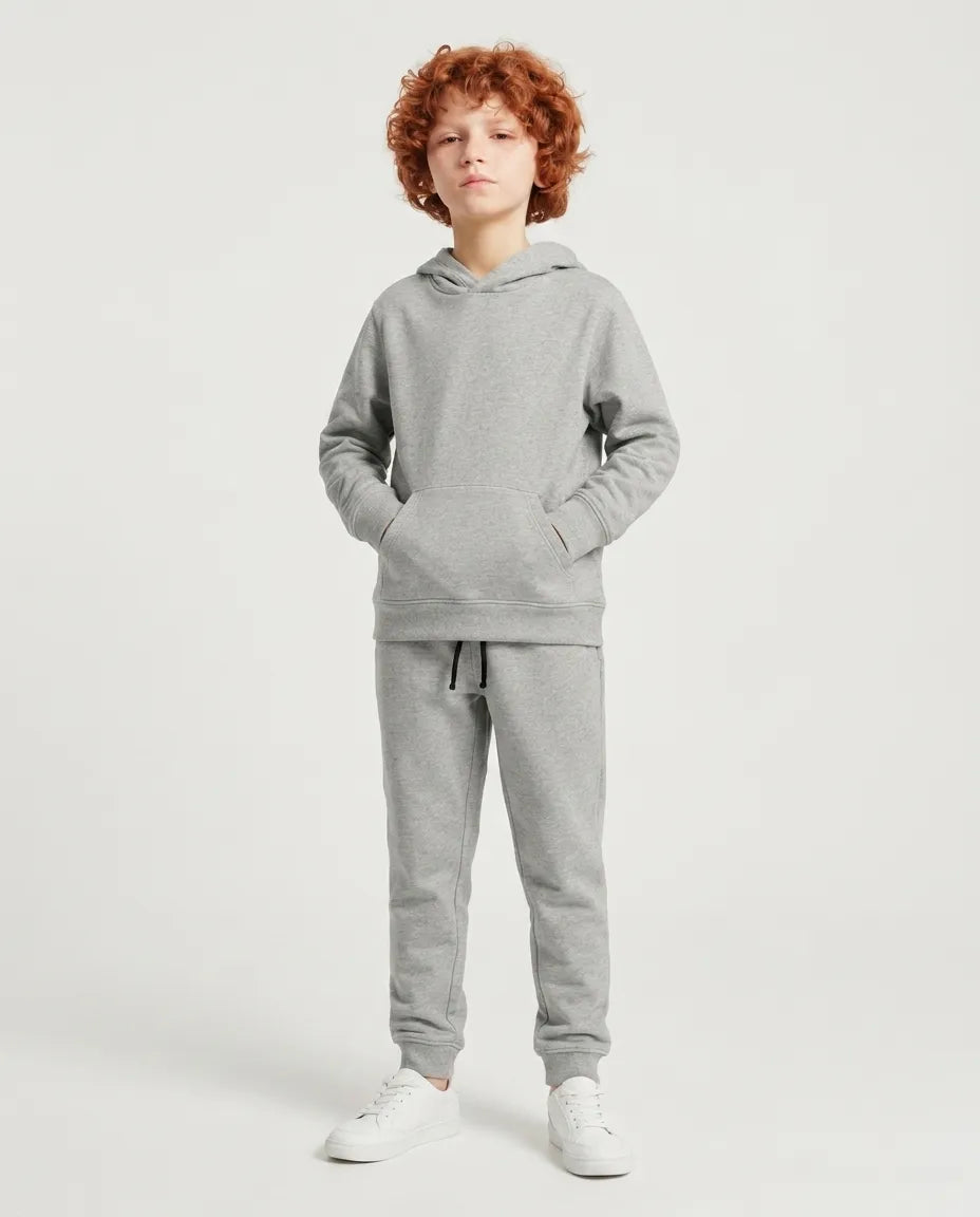 Conjunto Infantil de Moletom com Capuz