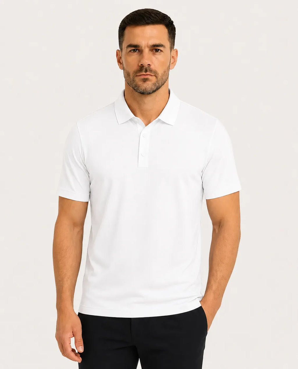 Camisa Polo Masculina Spandex