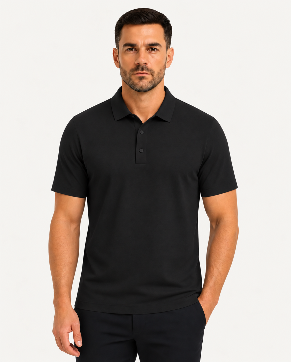 Camisa Polo Masculina Spandex