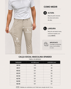 Calça Social Masculina Spandex