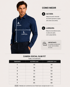 Camisa Social Slim Fit